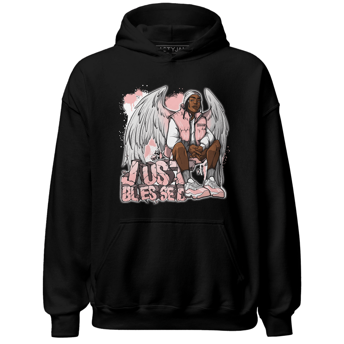 Low Legend Pink 11s Hoodie Match Just Blessed - NastyJamz
