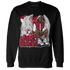 Retro Red Taxi 12s Sweatshirt Match Just Blessed - NastyJamz
