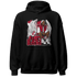 Retro Red Taxi 12s Hoodie Match Just Blessed - NastyJamz