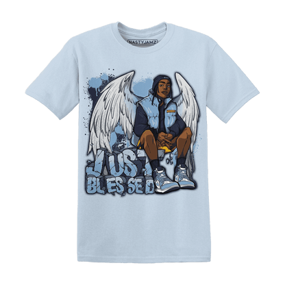 First In Flight 1s T Shirt Match Just Blessed - NastyJamz