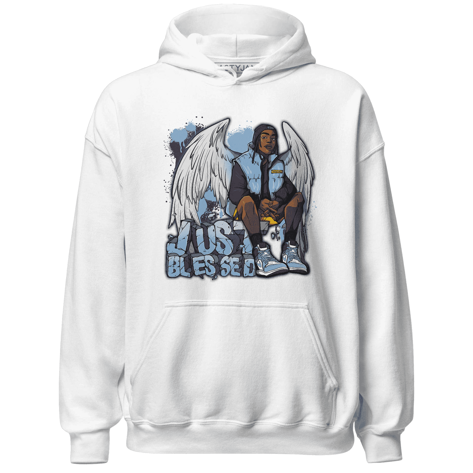 First In Flight 1s Hoodie Match Just Blessed - NastyJamz