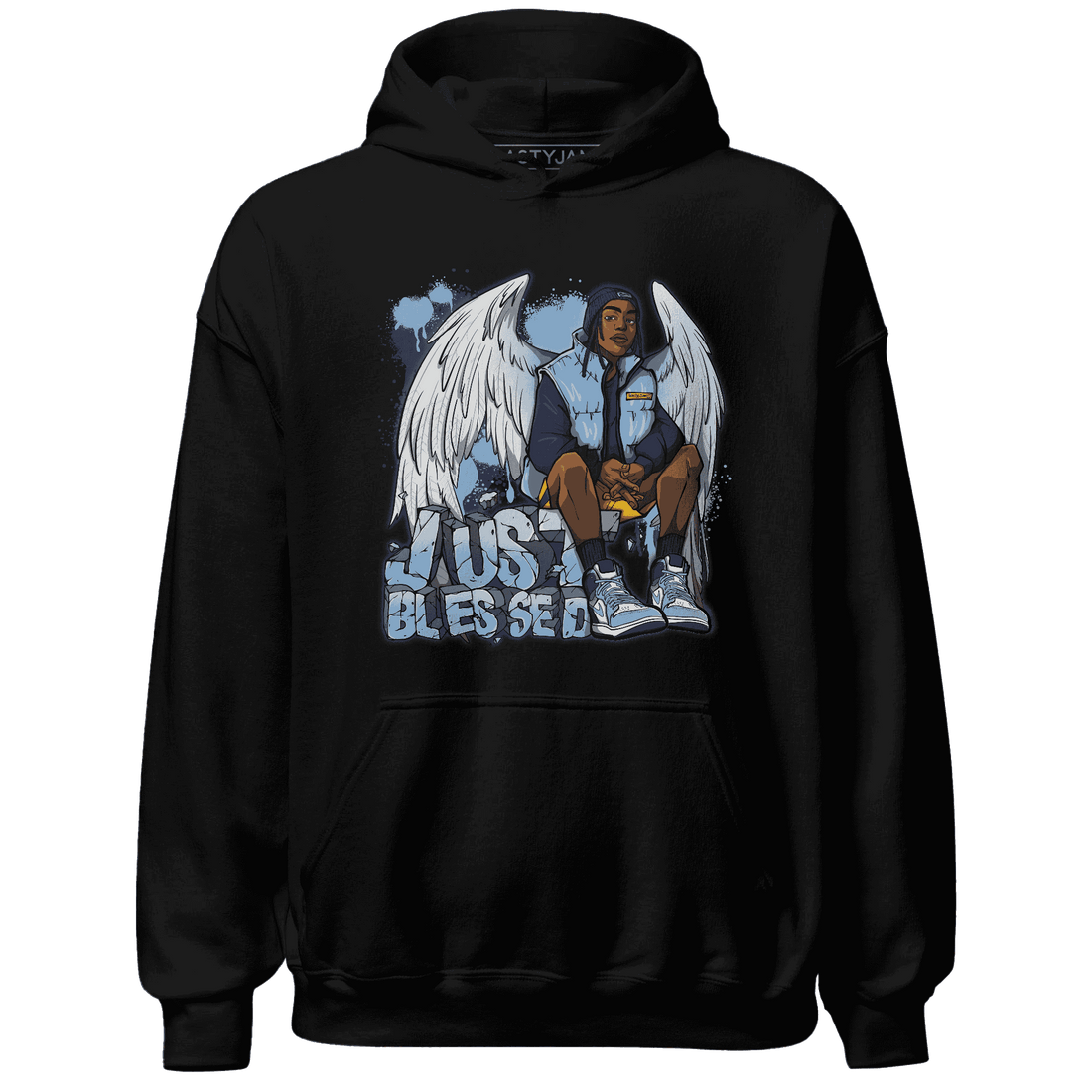 First In Flight 1s Hoodie Match Just Blessed - NastyJamz