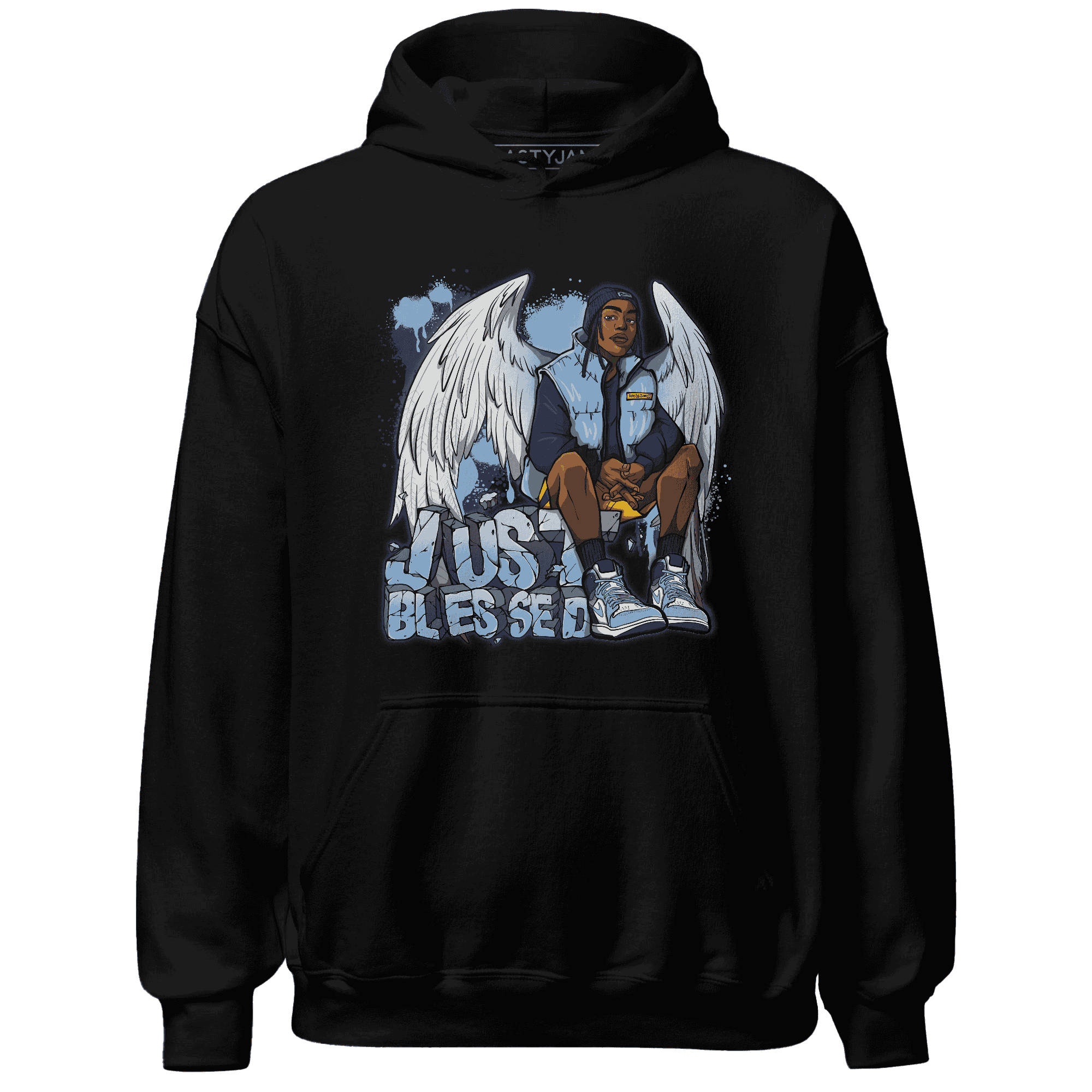 First In Flight 1s Hoodie Match Just Blessed - NastyJamz