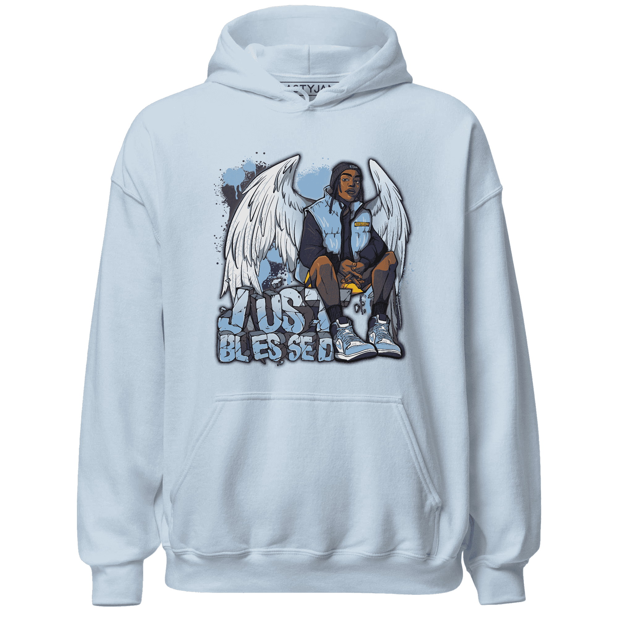 First In Flight 1s Hoodie Match Just Blessed - NastyJamz