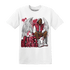 High 85 Metallic Burgundy 1s T Shirt Match Just Blessed - NastyJamz