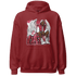 High 85 Metallic Burgundy 1s Hoodie Match Just Blessed - NastyJamz