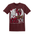 High White Team Red 1s T Shirt Match Just Blessed - NastyJamz