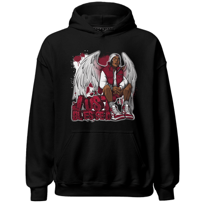High White Team Red 1s Hoodie Match Just Blessed - NastyJamz