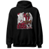 High White Team Red 1s Hoodie Match Just Blessed - NastyJamz