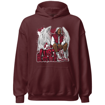 High White Team Red 1s Hoodie Match Just Blessed - NastyJamz