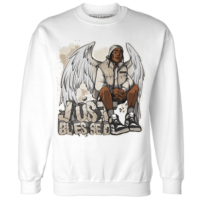 Latte 1s Sweatshirt Match Just Blessed - NastyJamz