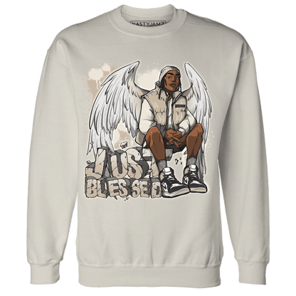 Latte 1s Sweatshirt Match Just Blessed - NastyJamz