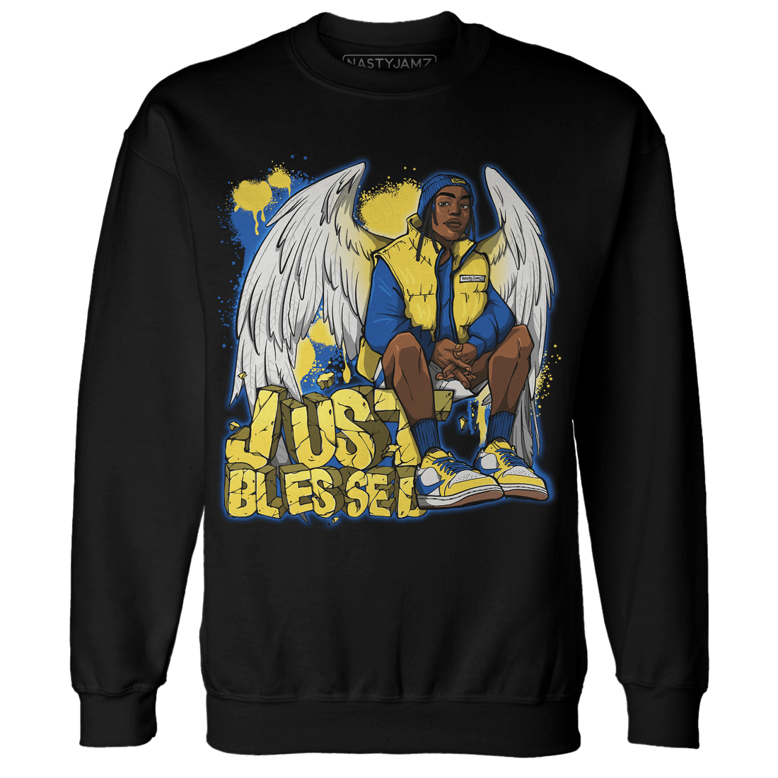 Low OG Canary TVSC 1s Sweatshirt Match Just Blessed - NastyJamz