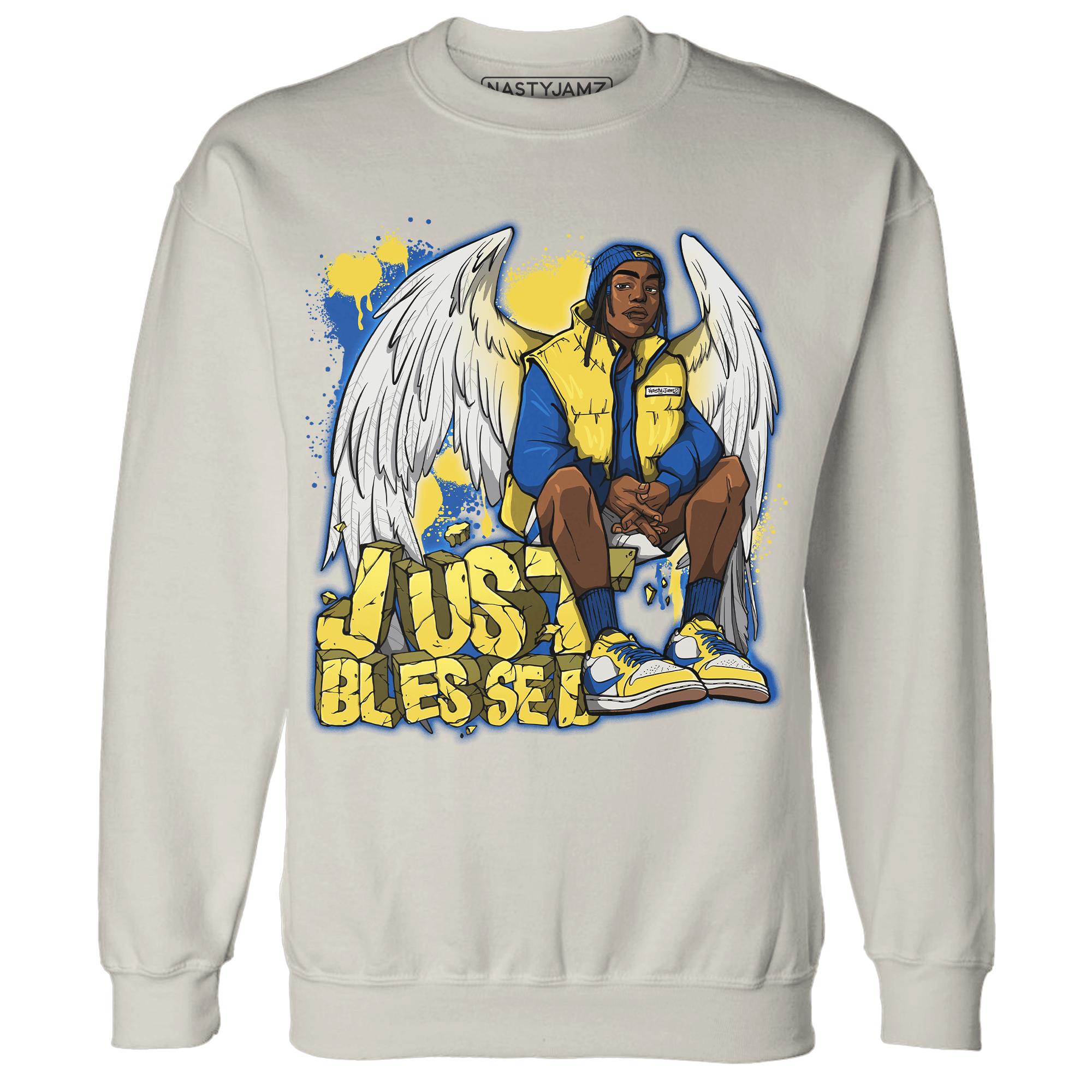 Low OG Canary TVSC 1s Sweatshirt Match Just Blessed - NastyJamz