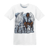 Mid Diffused Blue Grey 1s T Shirt Match Just Blessed - NastyJamz