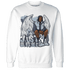 Mid Diffused Blue Grey 1s Sweatshirt Match Just Blessed - NastyJamz