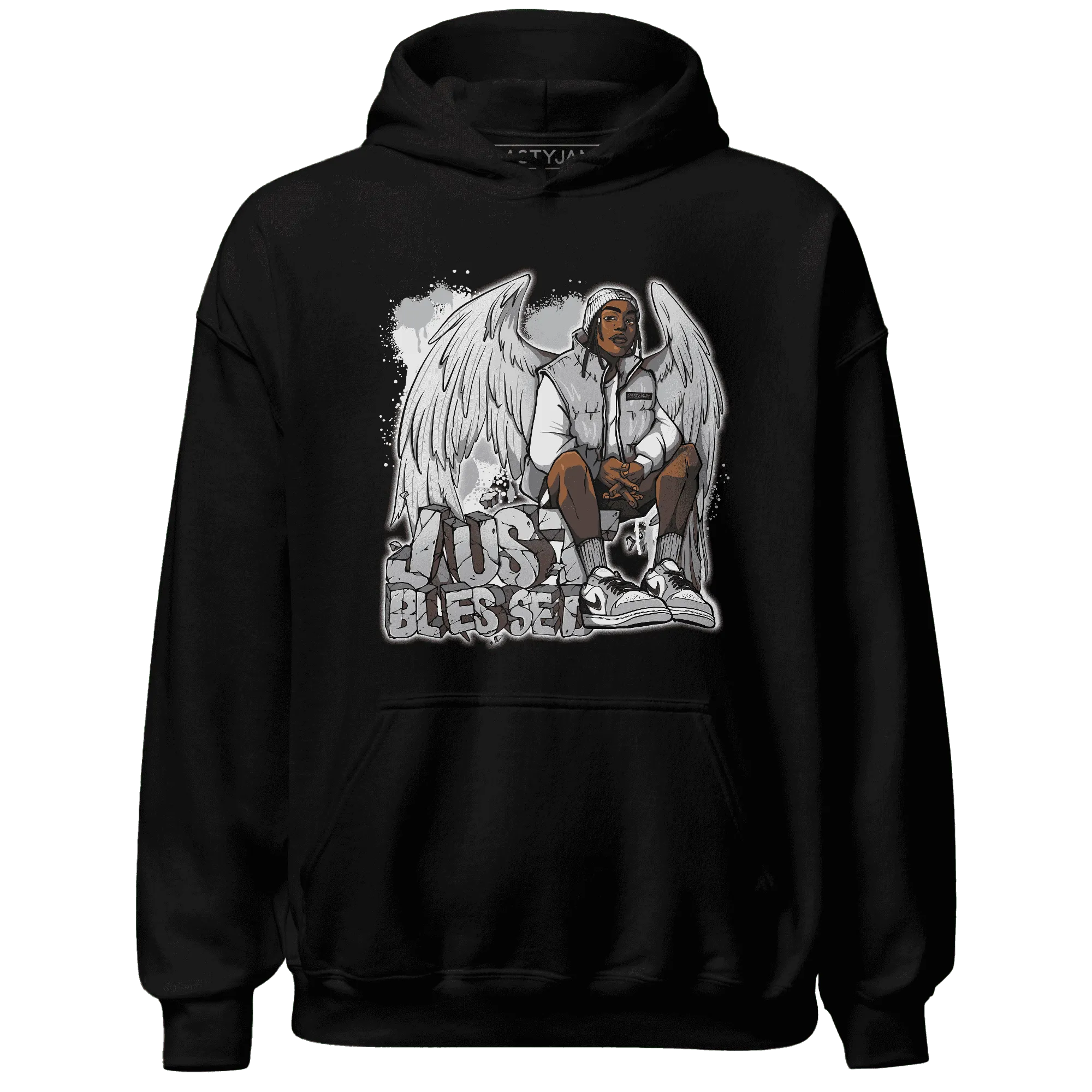 Wolf-Grey-1s-Hoodie-Match-Just-Blessed