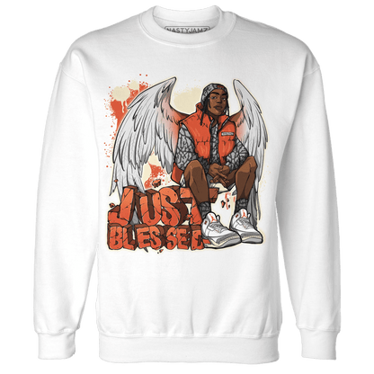 Georgia Peach 3s Sweatshirt Match Just Blessed - NastyJamz