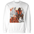 Georgia Peach 3s Sweatshirt Match Just Blessed - NastyJamz