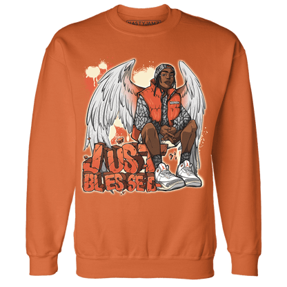 Georgia Peach 3s Sweatshirt Match Just Blessed - NastyJamz