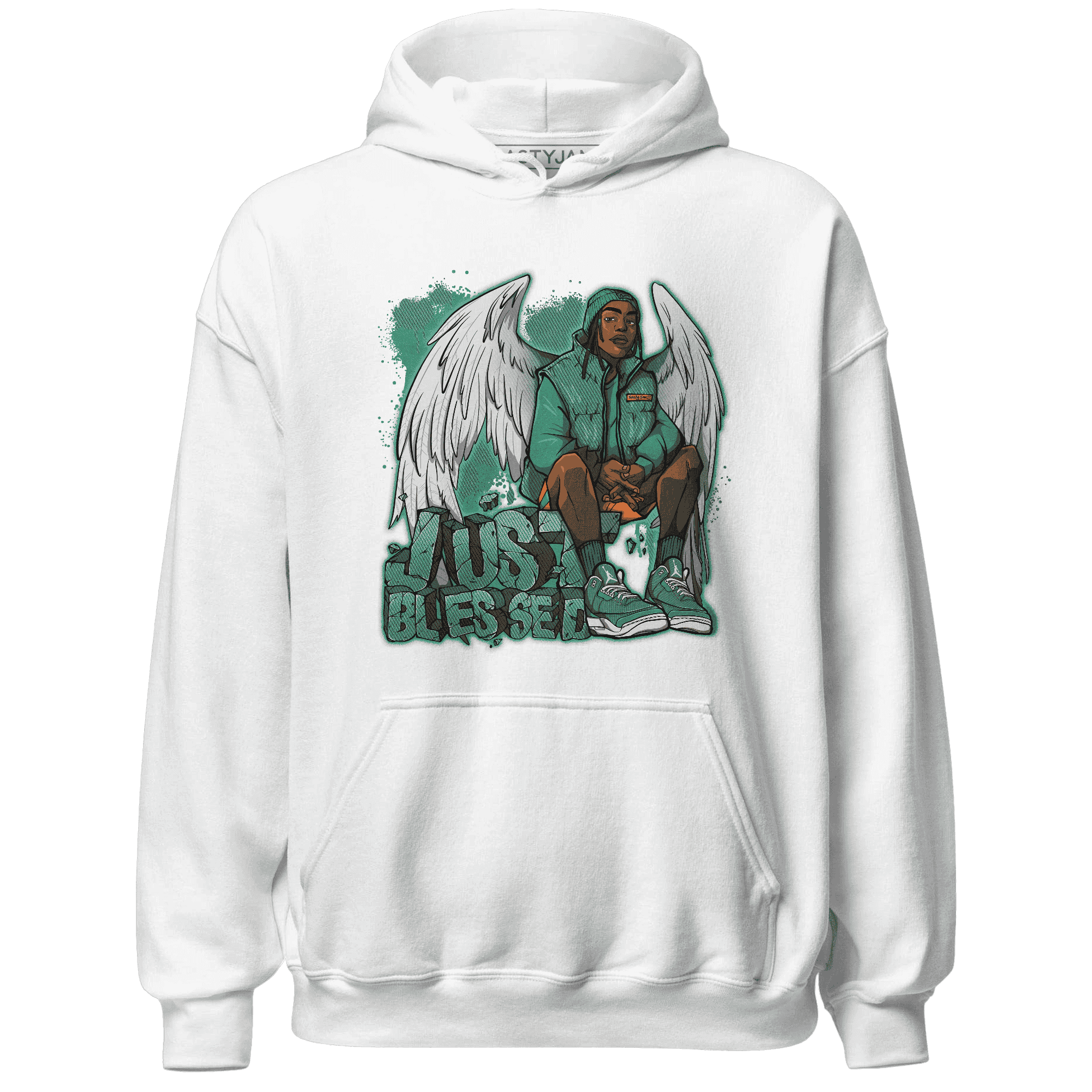 Nina CN Abney 3s Hoodie Match Just Blessed - NastyJamz