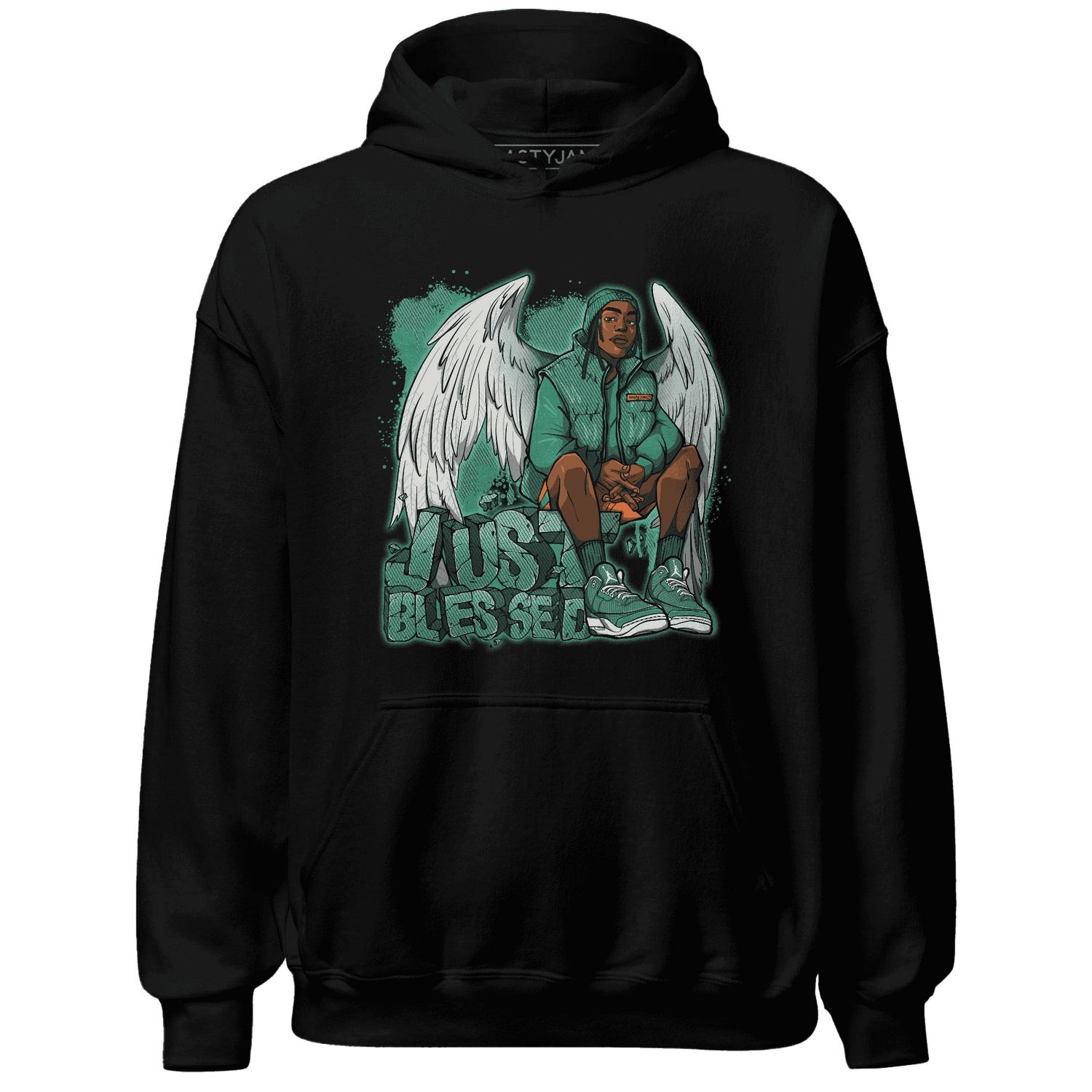 Nina CN Abney 3s Hoodie Match Just Blessed - NastyJamz