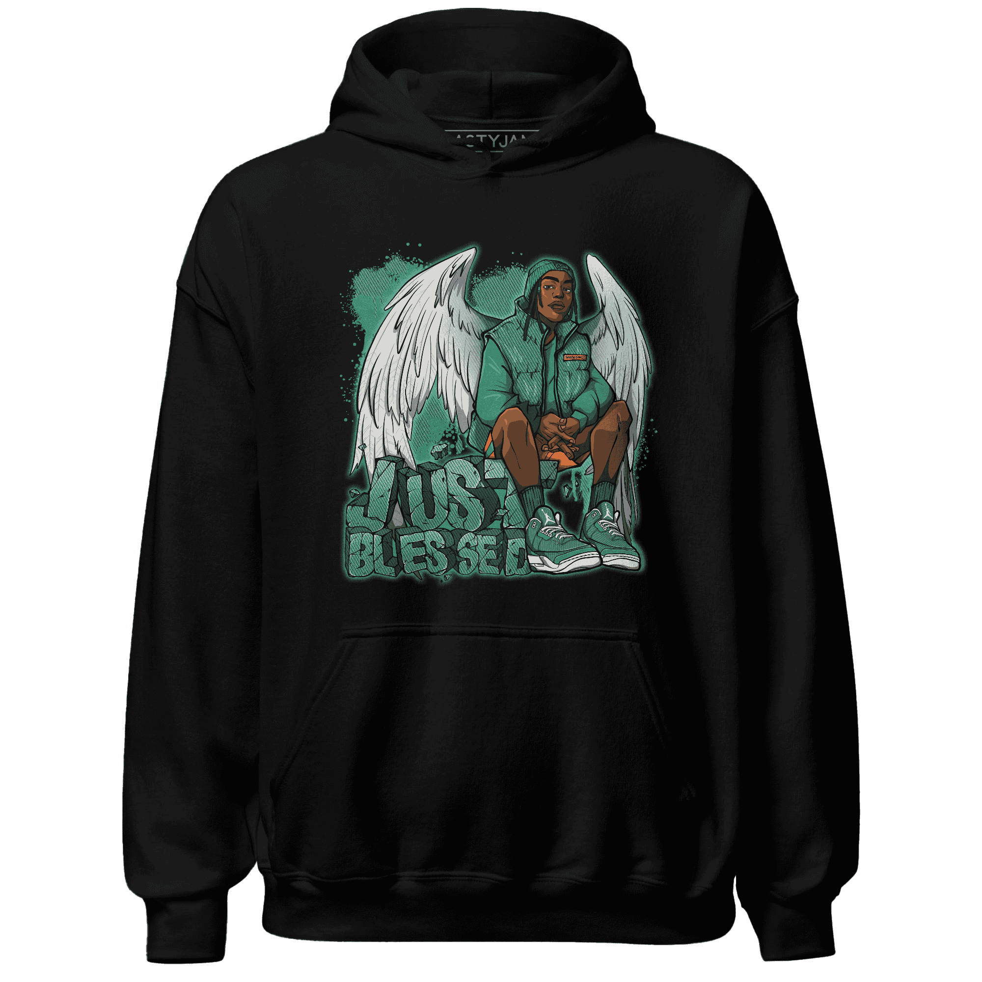 Nina CN Abney 3s Hoodie Match Just Blessed - NastyJamz