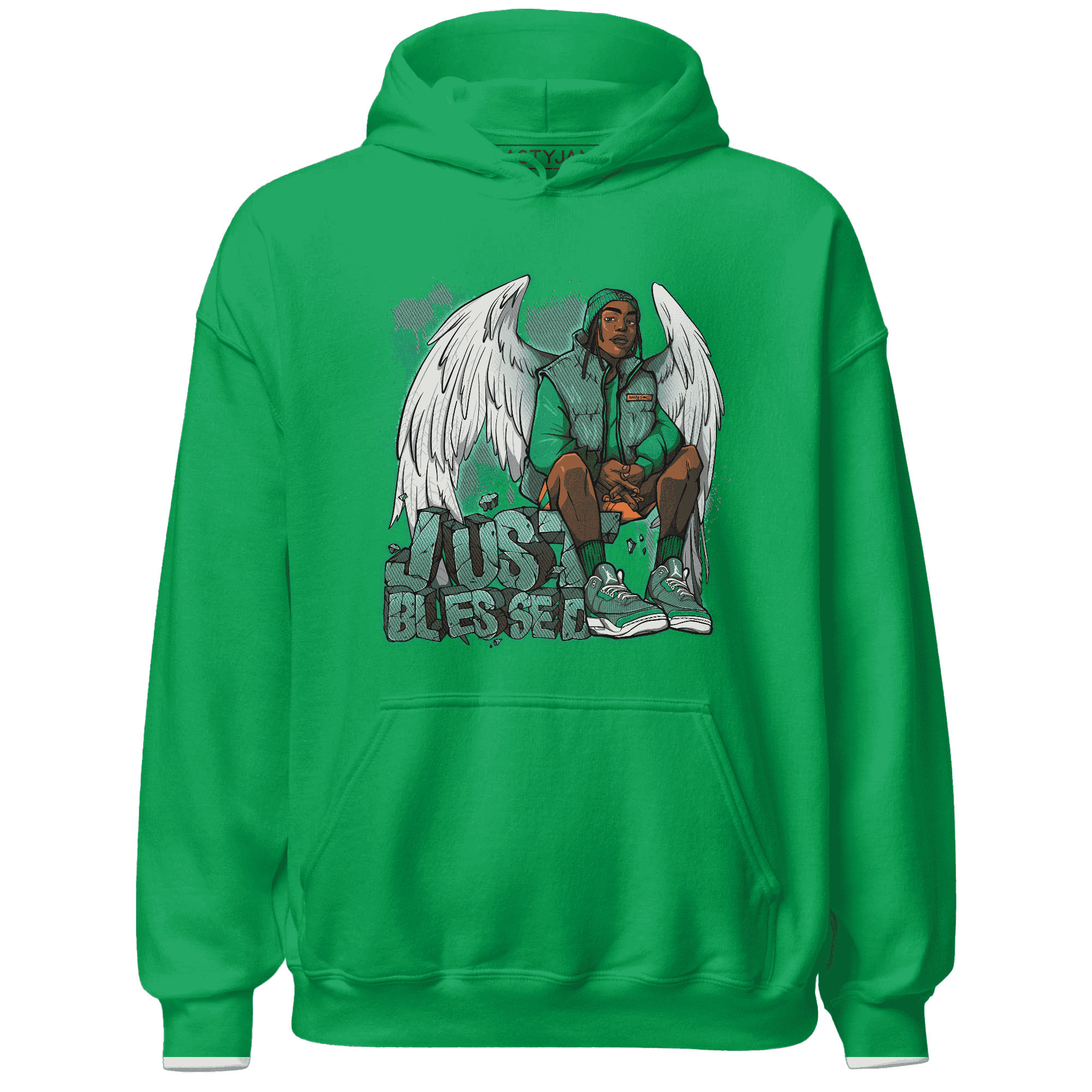 Nina CN Abney 3s Hoodie Match Just Blessed - NastyJamz