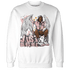 Red Stardust 3s Sweatshirt Match Just Blessed - NastyJamz