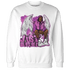 GS Hyper Violet 4s Sweatshirt Match Just Blessed - NastyJamz