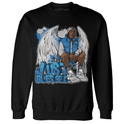 Industrial Blue 4s Sweatshirt Match Just Blessed - NastyJamz