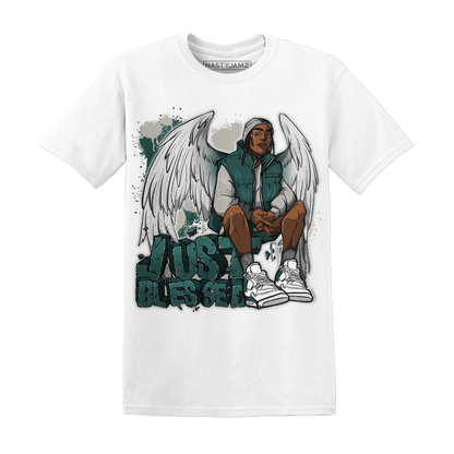 Oxidized Green 4s T Shirt Match Just Blessed - NastyJamz
