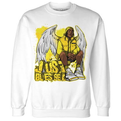 Vivid Sulfur 4s Sweatshirt Match Just Blessed - NastyJamz