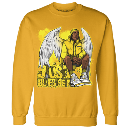 Vivid Sulfur 4s Sweatshirt Match Just Blessed - NastyJamz