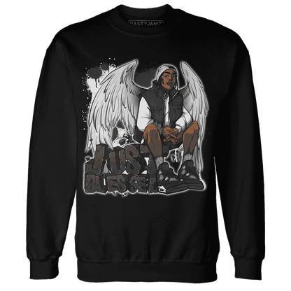 White-Thunder-4s-Sweatshirt-Match-Just-Blessed