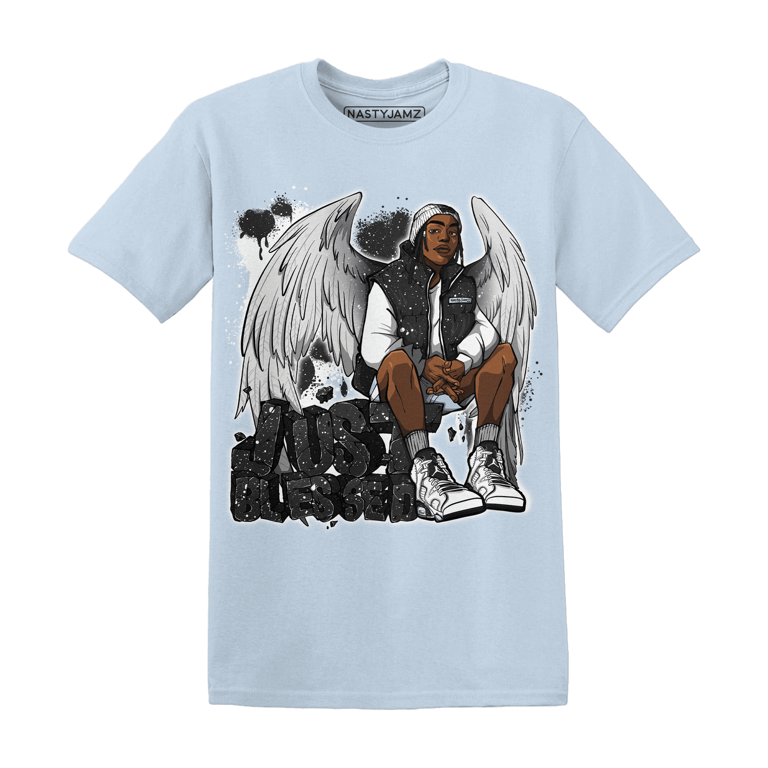 Reverse Oreo 6s T Shirt Match Just Blessed - NastyJamz
