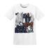White-Navy-6s-T-Shirt-Match-Just-Blessed