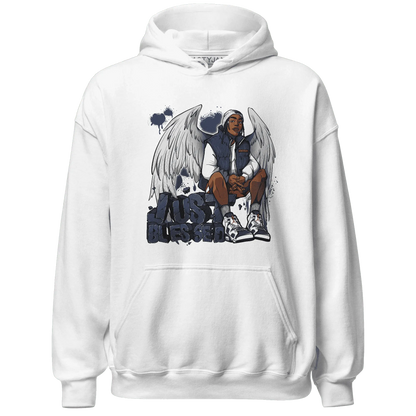 White-Navy-6s-Hoodie-Match-Just-Blessed