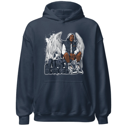 White-Navy-6s-Hoodie-Match-Just-Blessed