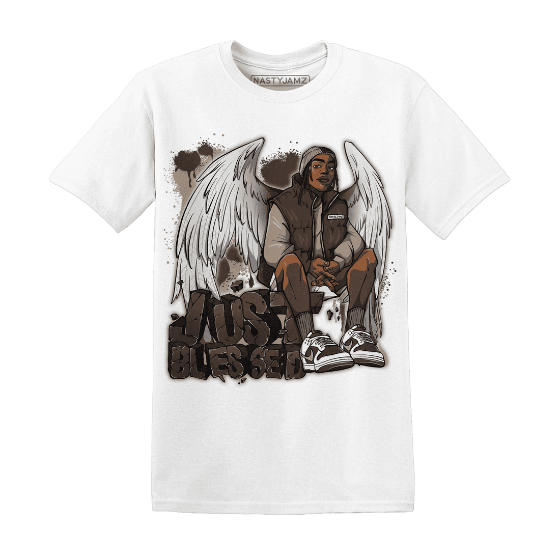 Dunk Low Baroque Brown T Shirt Match Just Blessed - NastyJamz