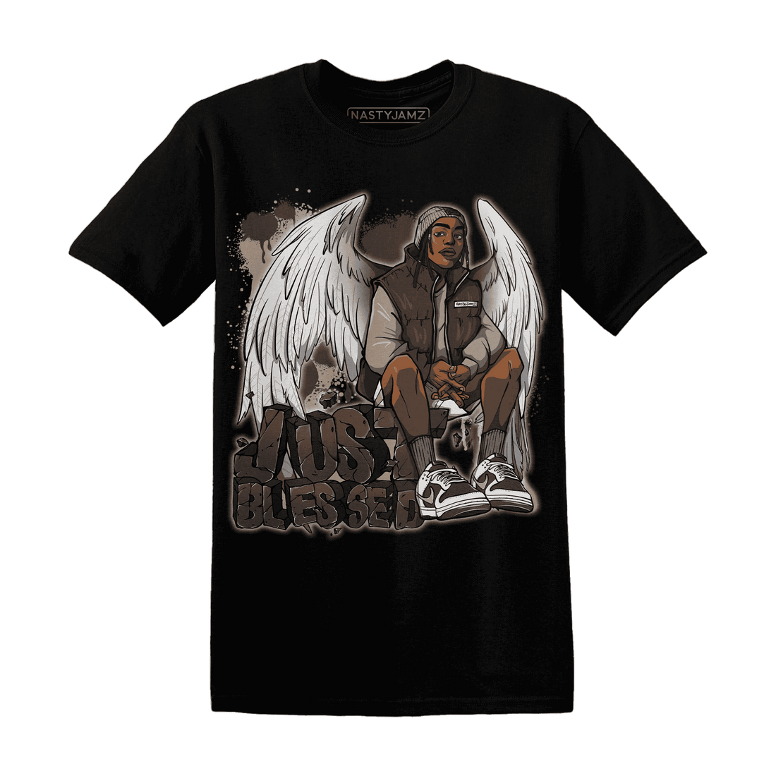Dunk Low Baroque Brown T Shirt Match Just Blessed - NastyJamz