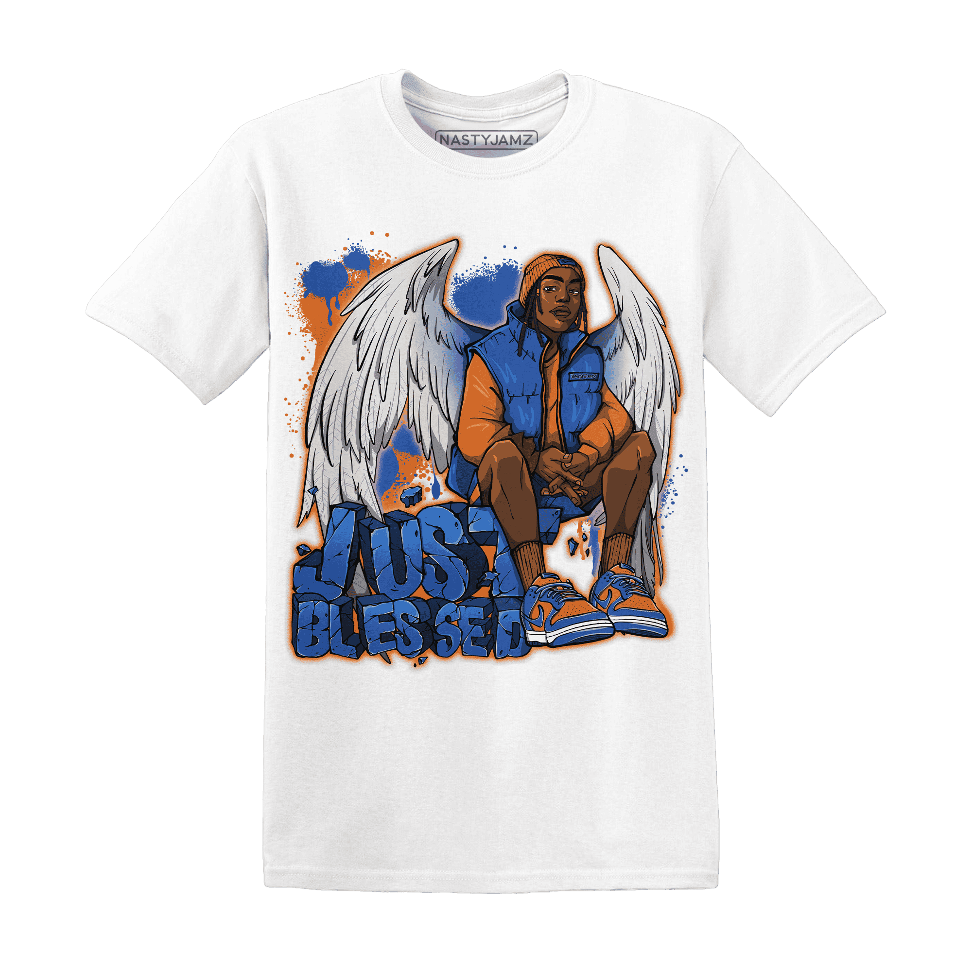 Dunk Low Knicks T Shirt Match Just Blessed - NastyJamz