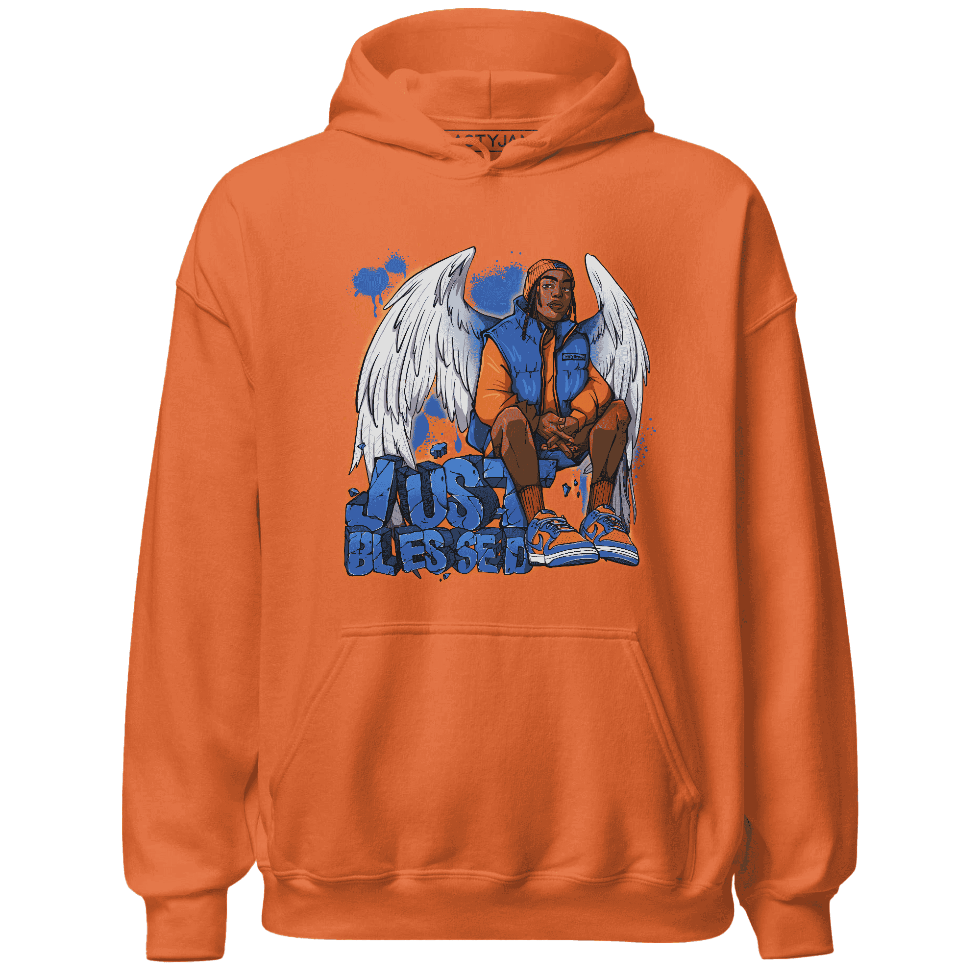 Dunk Low Knicks Hoodie Match Just Blessed - NastyJamz