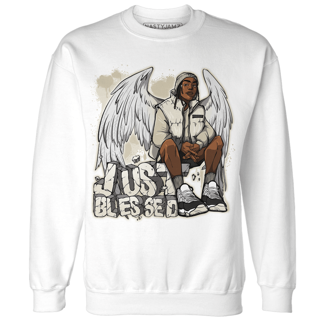 Gratitude 11s Sweatshirt Match Just Blessed - NastyJamz