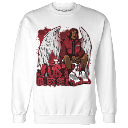 Cherry 12s Sweatshirt Match Just Blessed - NastyJamz