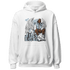 Blue Grey 13s Hoodie Match Just Blessed - NastyJamz
