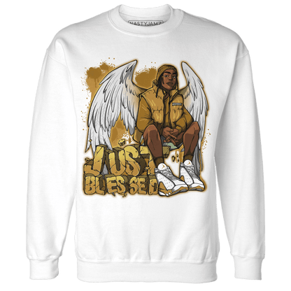 Wheat 13s Sweatshirt Match Just Blessed - NastyJamz