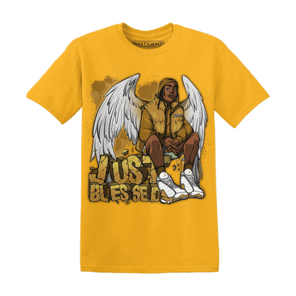 Wheat 13s T Shirt Match Just Blessed - NastyJamz