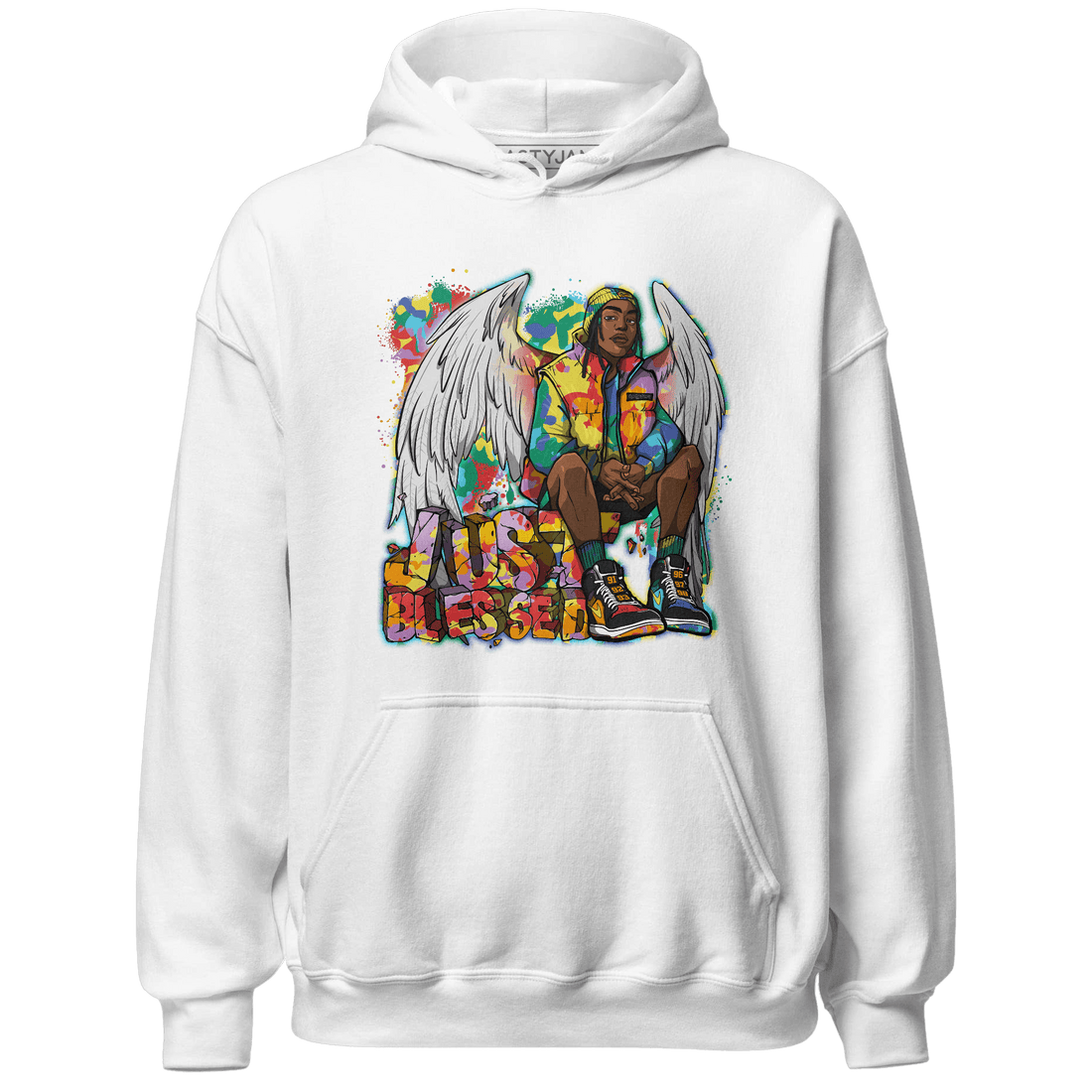 Mid GS Six Championships 1s Hoodie Match Just Blessed - NastyJamz