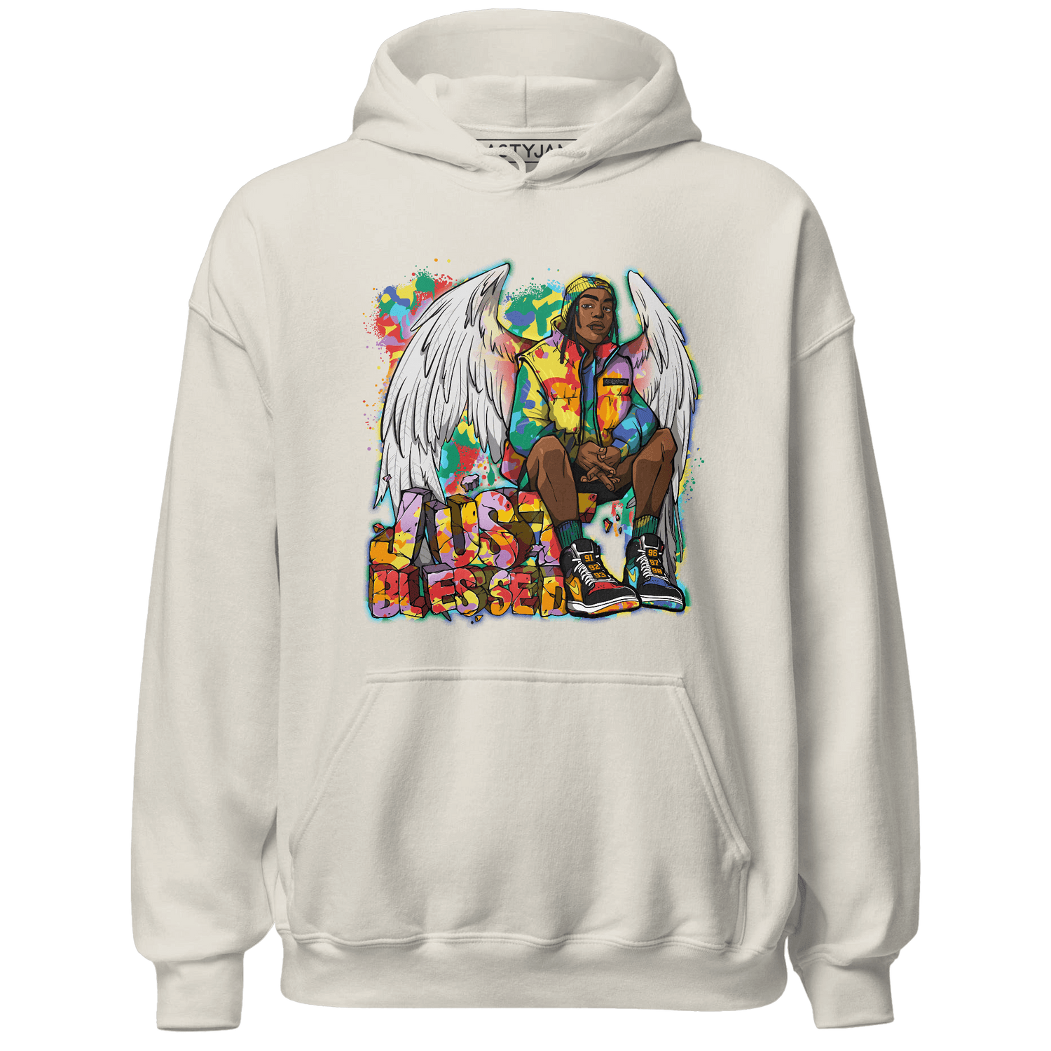 Mid GS Six Championships 1s Hoodie Match Just Blessed - NastyJamz